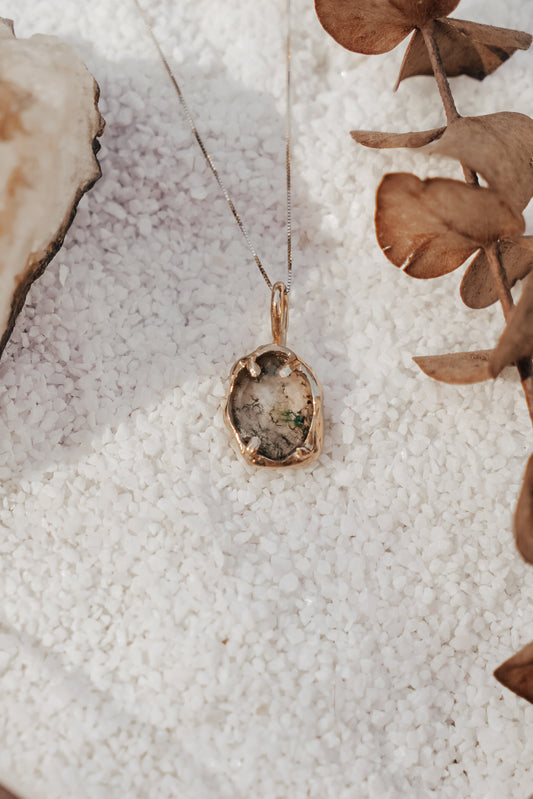 Moss Agate Pendant