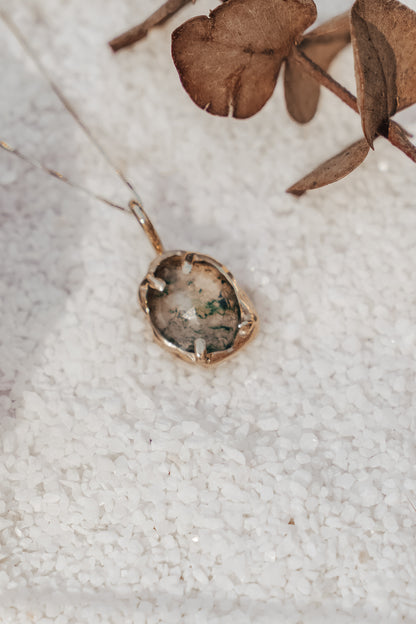 Moss Agate Pendant