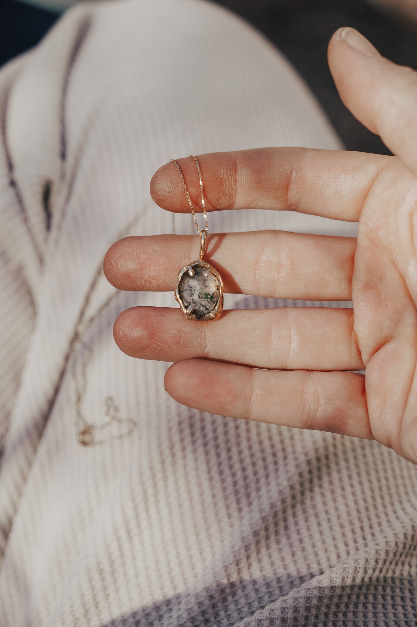 Moss Agate Pendant