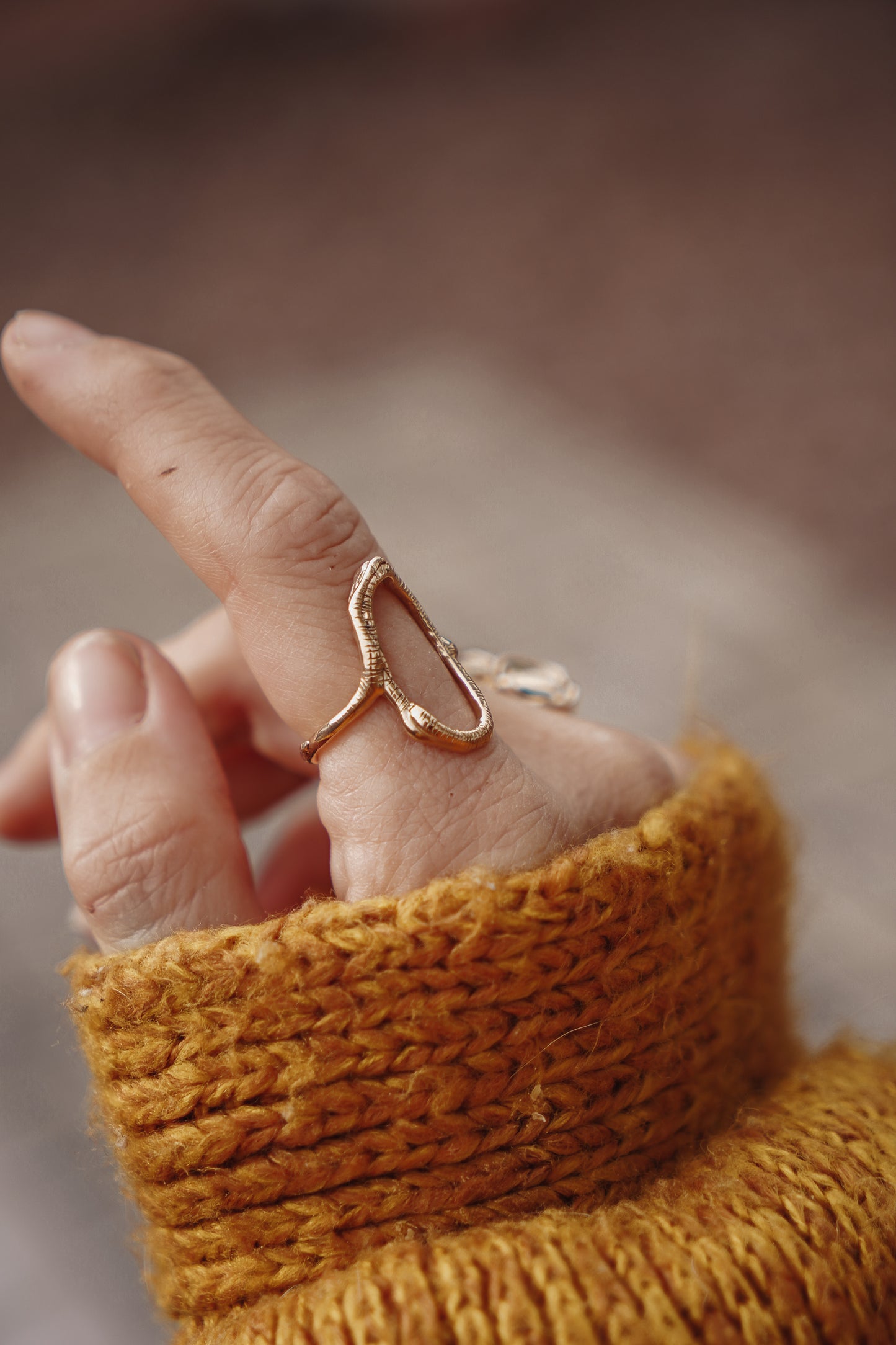 Textured Intueri Ring